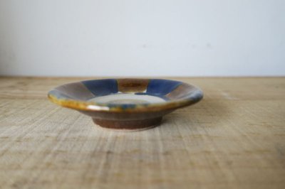 画像2: 北窯　米司工房　松田健悟　3寸皿（コバルト）