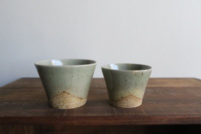 画像2: 陶器工房 壹　mintama　カップ小　アッシュ