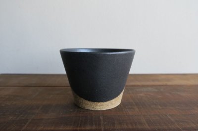 画像2: 陶器工房 壹　mintama　カップ大　ブラック