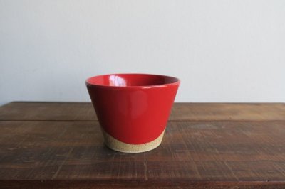 画像2: 陶器工房 壹　mintama　カップ大　レッド
