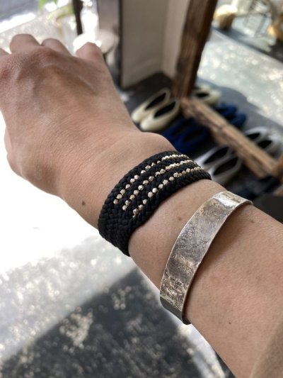 画像2: ISHI JEWELRY レザーブレスレット　ダークブラウン