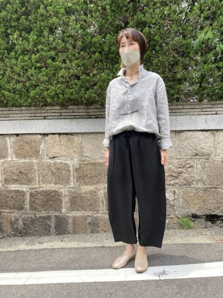 画像3: MITTAN  大麻パンツ（高密度）黒　 (3)