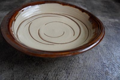 画像1: 北窯　米司工房　松田健悟 　8寸皿