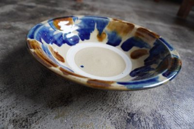 画像1: 北窯　米司工房　松田健悟　9寸皿 (深め)