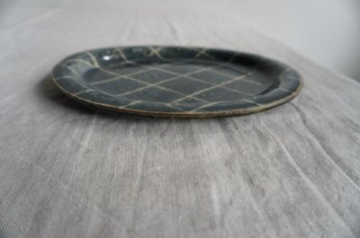 画像2: 中ノ畑窯　オーバル皿