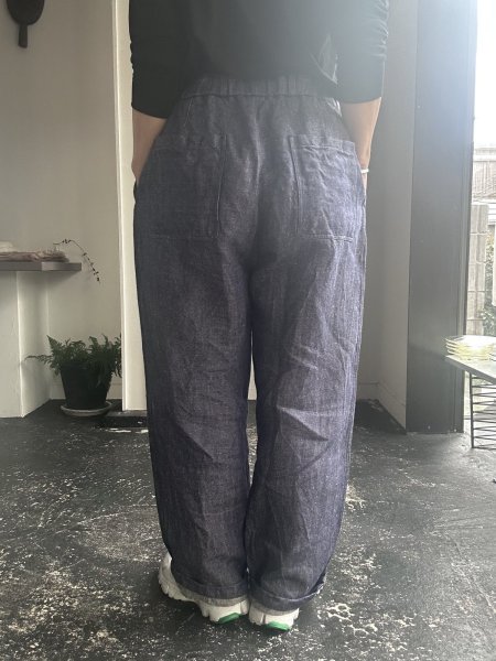 画像3: MITTAN  大麻デニムワイド【PT-102】 (3)