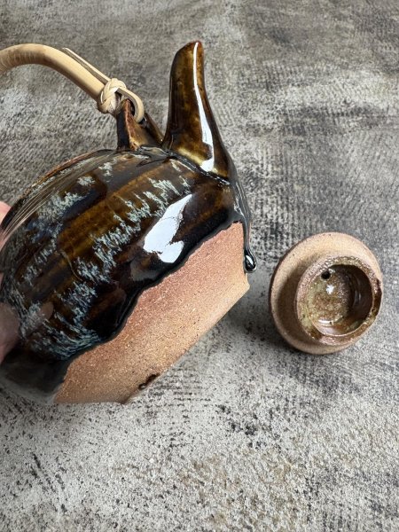 画像4: 西持田窯 土瓶 (大) (4)