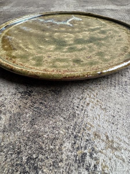 画像2: 西持田窯 8寸板皿 (2)