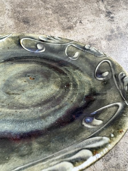 画像4: 西持田窯 8寸皿 (4)