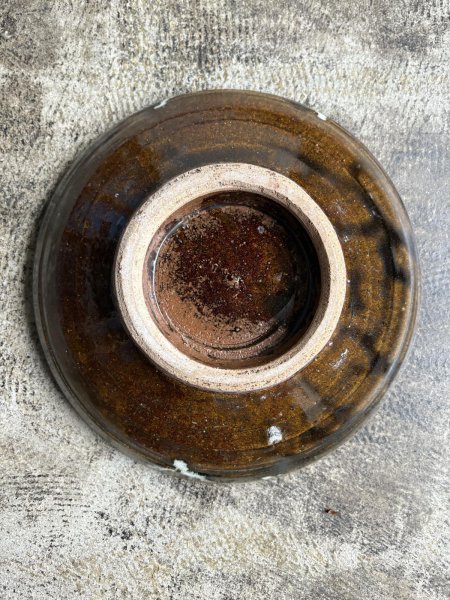 画像5: 西持田窯 ふち返し8寸鉢 (5)