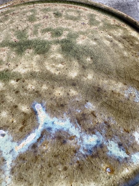 画像4: 西持田窯 8寸板皿 (4)