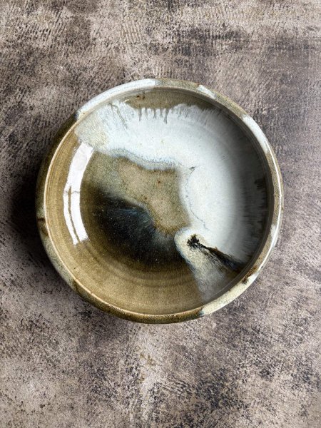 画像2: 西持田窯 ふち返し8寸鉢 (2)