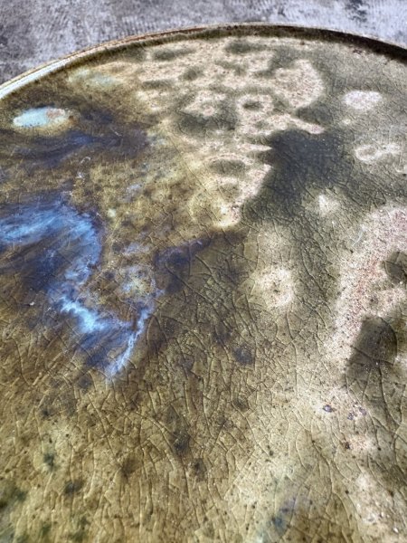 画像4: 西持田窯 8寸板皿 (4)