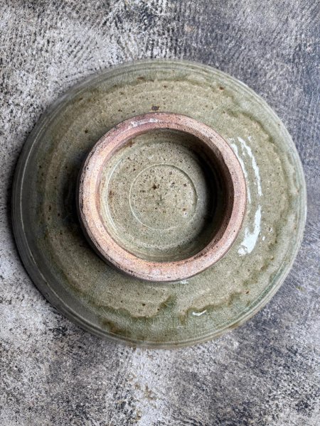 画像5: 西持田窯 ふち返し8寸鉢 (5)