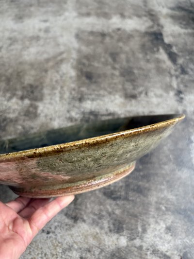 画像1: 西持田窯 尺1寸皿
