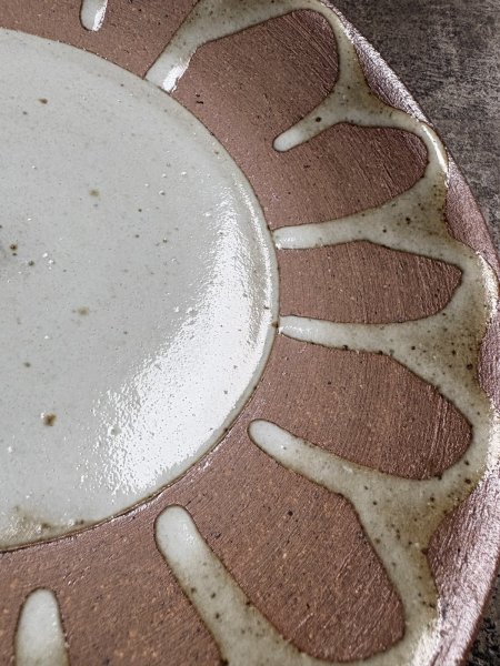 画像4: 西持田窯 8寸皿 (4)