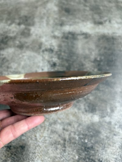 画像1: 西持田窯 6.5寸深皿