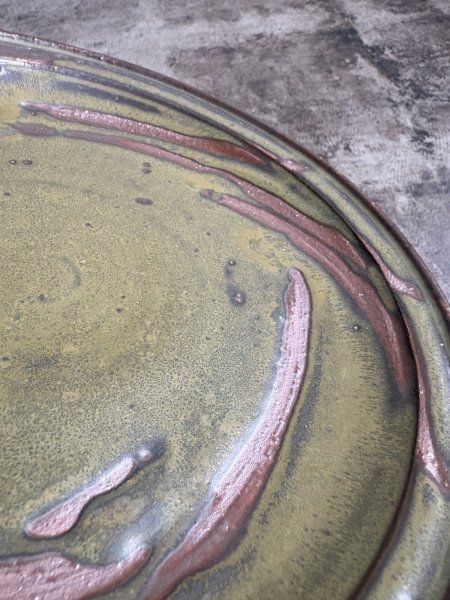 画像4: 西持田窯 8寸皿 (4)