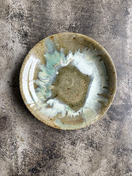 画像1: 西持田窯 7寸皿 (1)