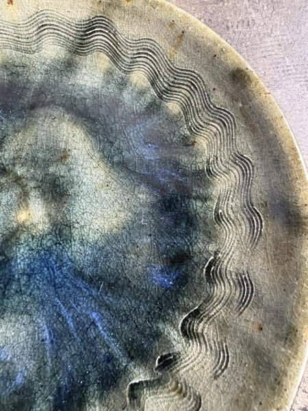 画像4: 西持田窯 8寸皿 (4)