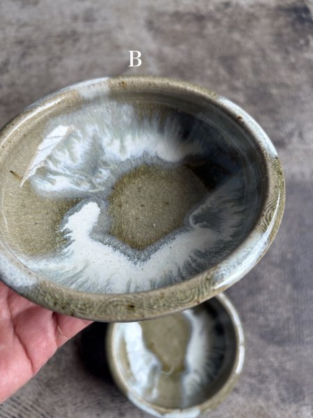 画像5: 西持田窯 ふち返し4.5寸鉢 (5)