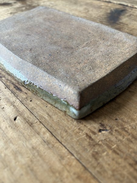 画像3: 西持田窯 6.5寸平角皿 (3)