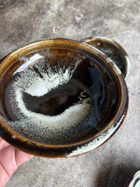 画像7: 西持田窯 ふち返し4.5寸鉢 (7)