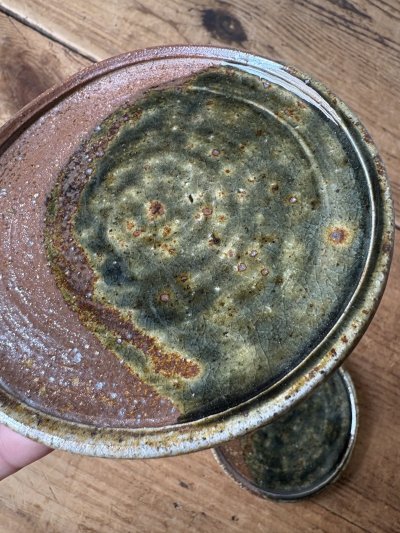 画像1: 西持田窯 4.5寸皿