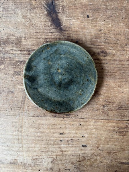 画像1: 西持田窯 5寸丸板皿 (1)