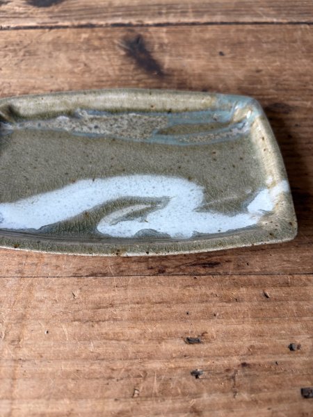 画像5: 西持田窯 6.5寸平角皿 (5)