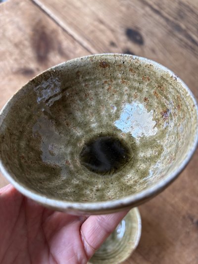 画像1: 【保留】西持田窯 3.5寸茶碗