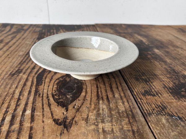 画像3: 陶器工房 壹　mintama　リム6寸皿　アッシュ (3)