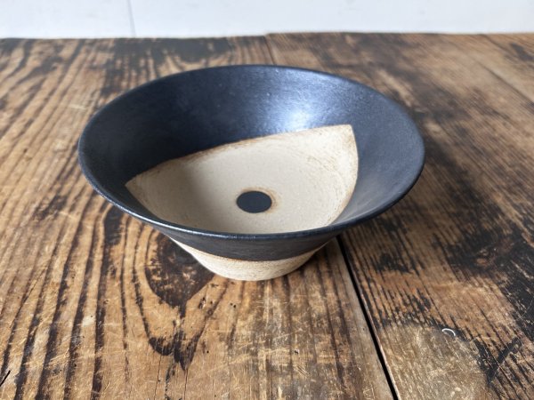 画像2: 陶器工房 壹　mintama　そばマカイ　ブラック (2)