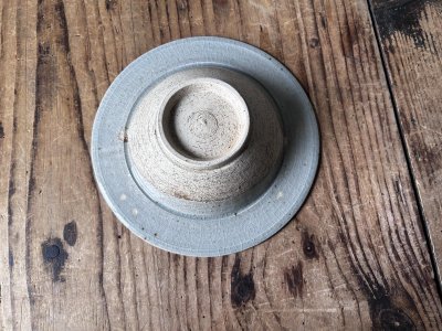 画像2: 陶器工房 壹　mintama　リム6寸皿　アッシュ