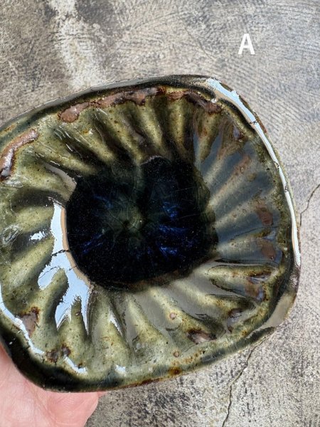 画像5: 西持田窯 しのぎ小皿 (5)