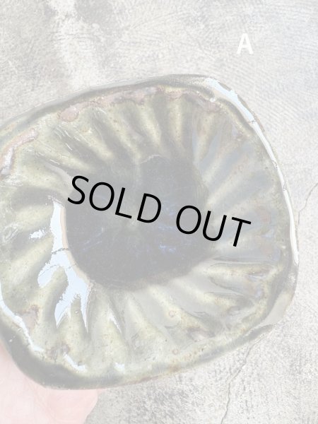 画像5: 西持田窯 しのぎ小皿 (5)