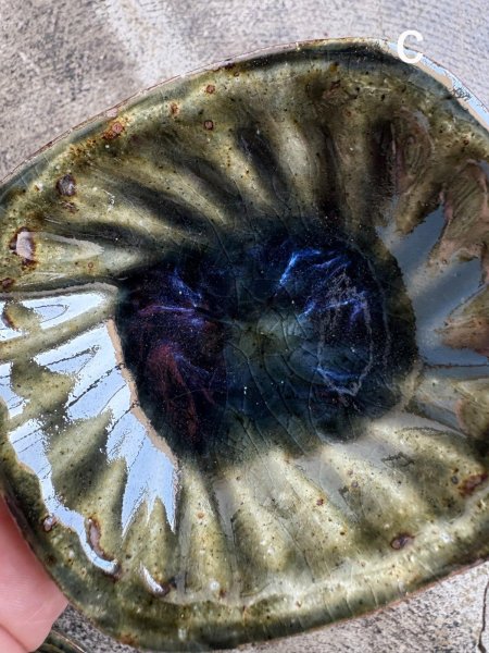 画像7: 西持田窯 しのぎ小皿 (7)