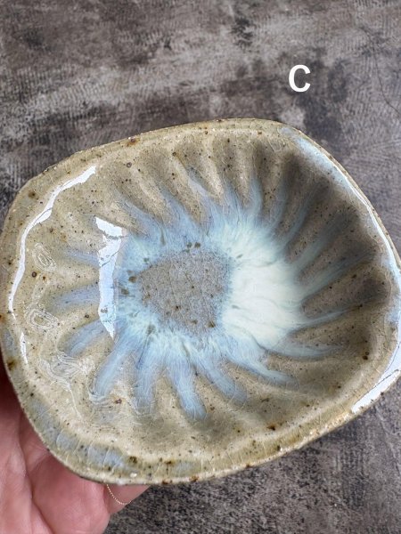 画像7: 西持田窯 しのぎ小皿 (7)