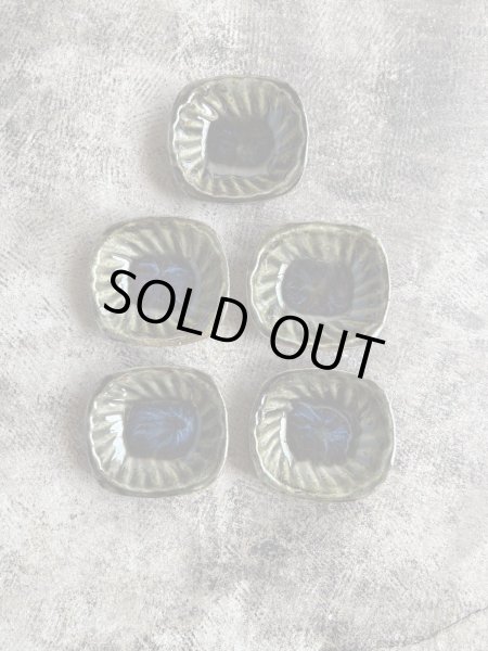 画像2: 西持田窯 しのぎ小皿 (2)