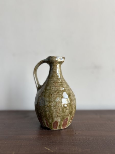 画像3: 西持田窯 手付き瓶(4.8寸) (3)