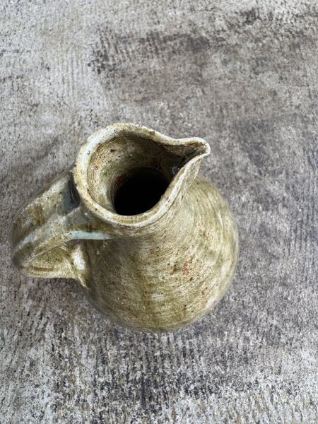 画像4: 西持田窯 手付き瓶(4.8寸) (4)