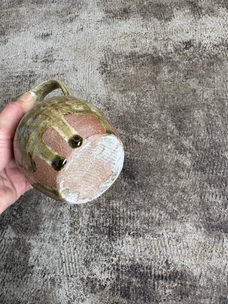 画像5: 西持田窯 手付き瓶(4.8寸) (5)