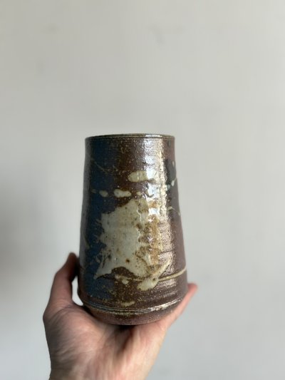 画像1: 西持田窯 ５寸筒