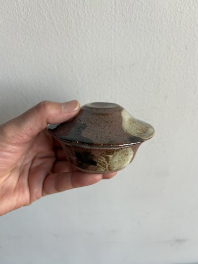画像1: 西持田窯 型ふた物