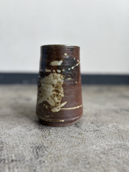 画像1: 西持田窯 ５寸筒 (1)