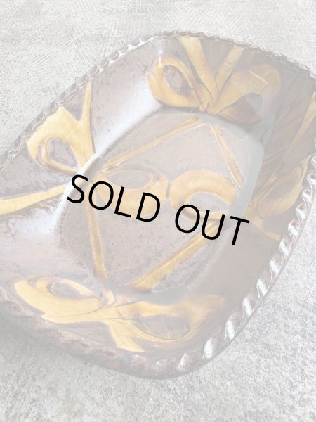 画像2: 井上尚之 スリップ長方鉢 (2)