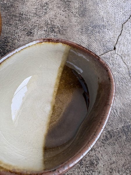 画像3: 井上尚之　掛け分け楕円鉢 (3)