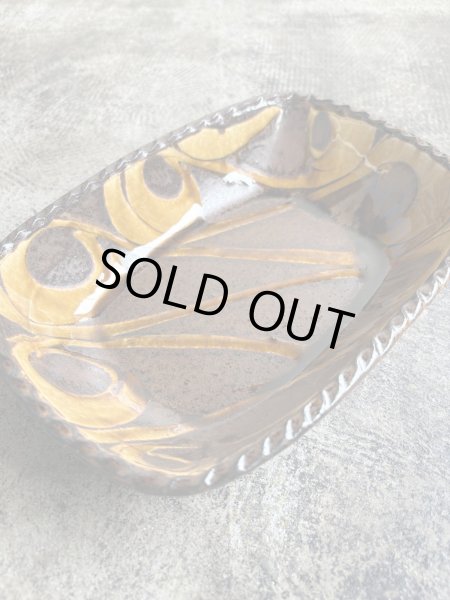 画像2: 井上尚之 スリップ長方鉢 (2)