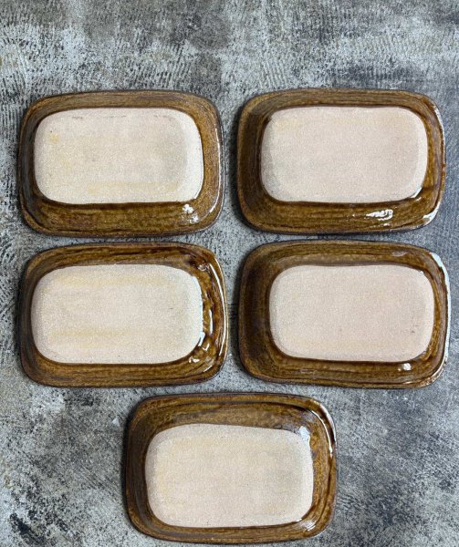 画像3: 井上尚之 スリップ角皿(中) (3)