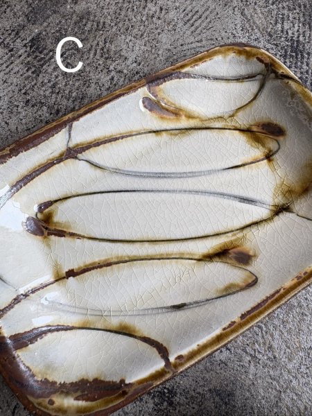 画像6: 井上尚之 スリップ角皿(中) (6)